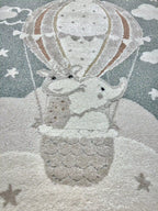 Children's Round Carpet Balloon Blooming 30 03 Colorful | KIDS