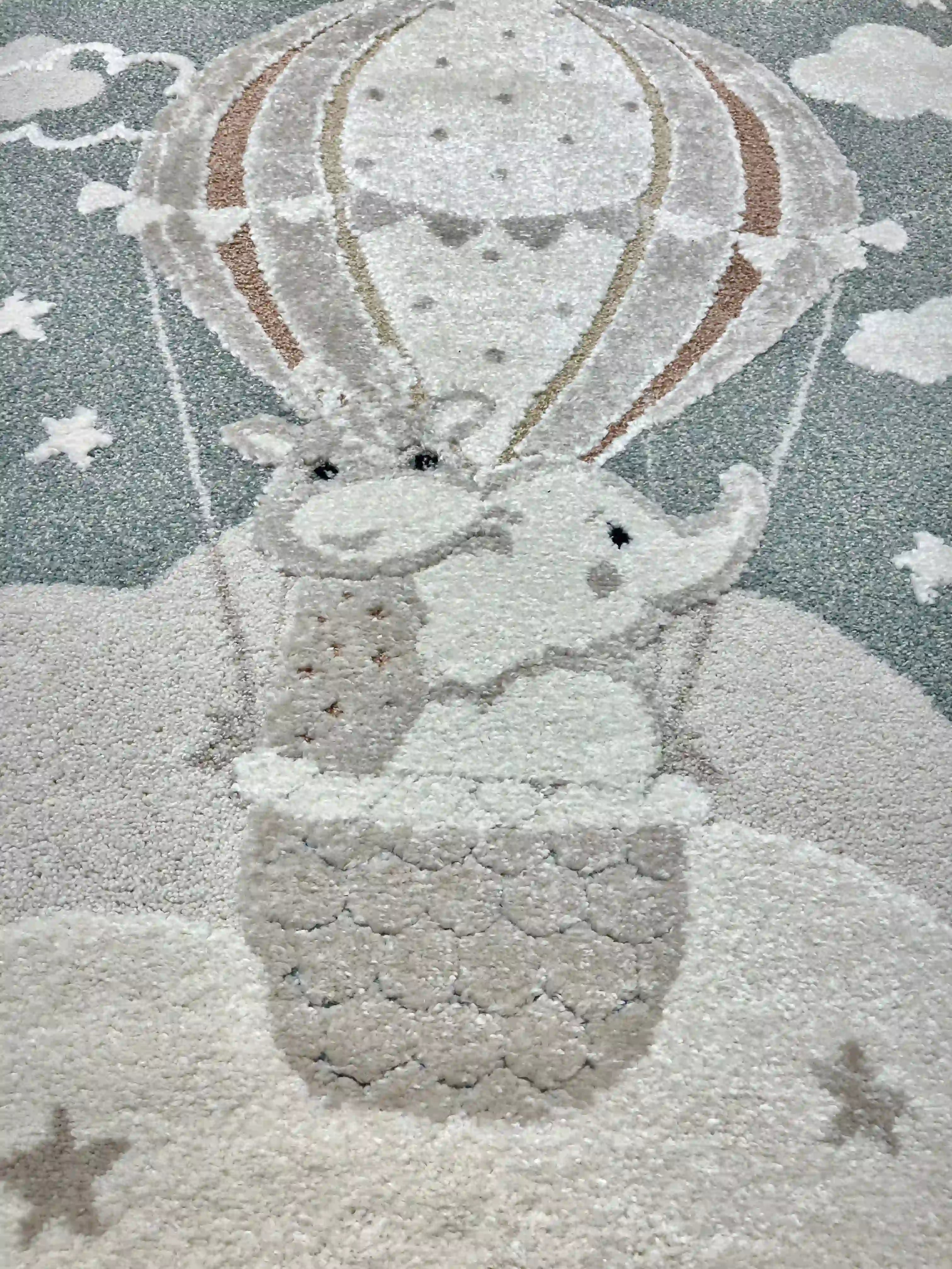 Children's Round Carpet Balloon Blooming 30 03 Colorful | KIDS