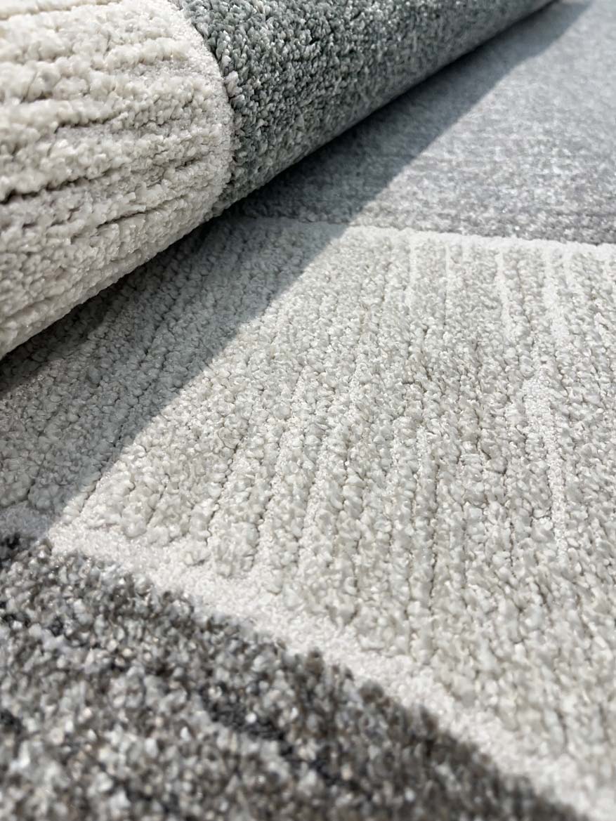 FREYA Carpet 337 Cream/Grey/Olive | FREYA