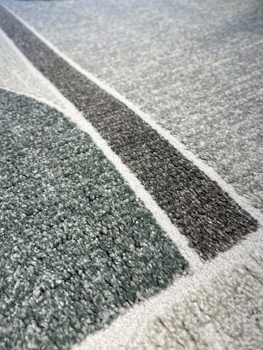 FREYA Carpet 337 Cream/Grey/Olive | FREYA