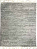 Soft 467 gray rug with fringes | SOFT
