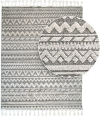 שטיח נורדי סקנדינבי 250 אפור/לבן | NORDIC