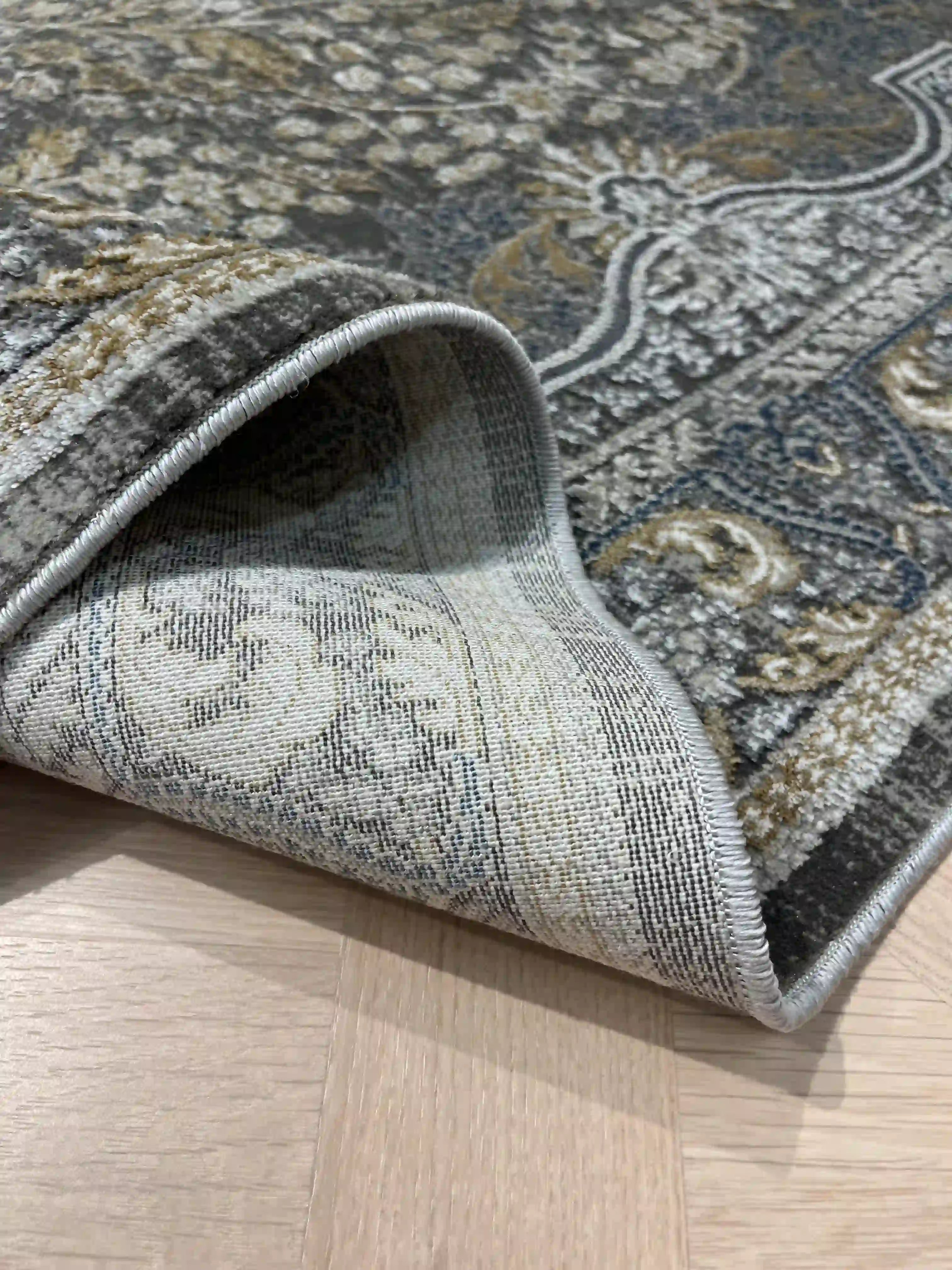 Boutique Carpet 416 01 Grey/Gold/Blue | BOUTIQUE