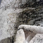 Abstract carpet gray/beige 110