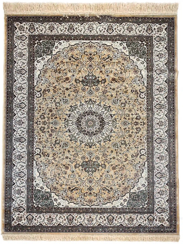 שטיח וינטג' משי 639 08 זהב | SILK