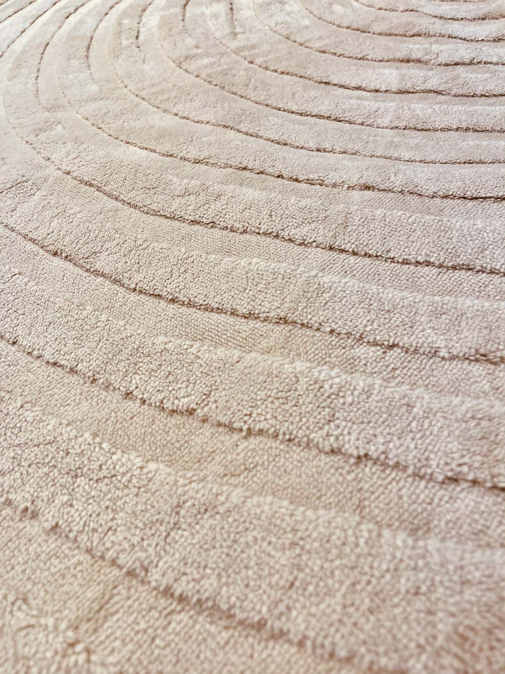 Round Alfi Rug 471 Beige | ALFI