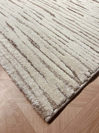 Loren Carpet 28 Cream/Brown | LOREN