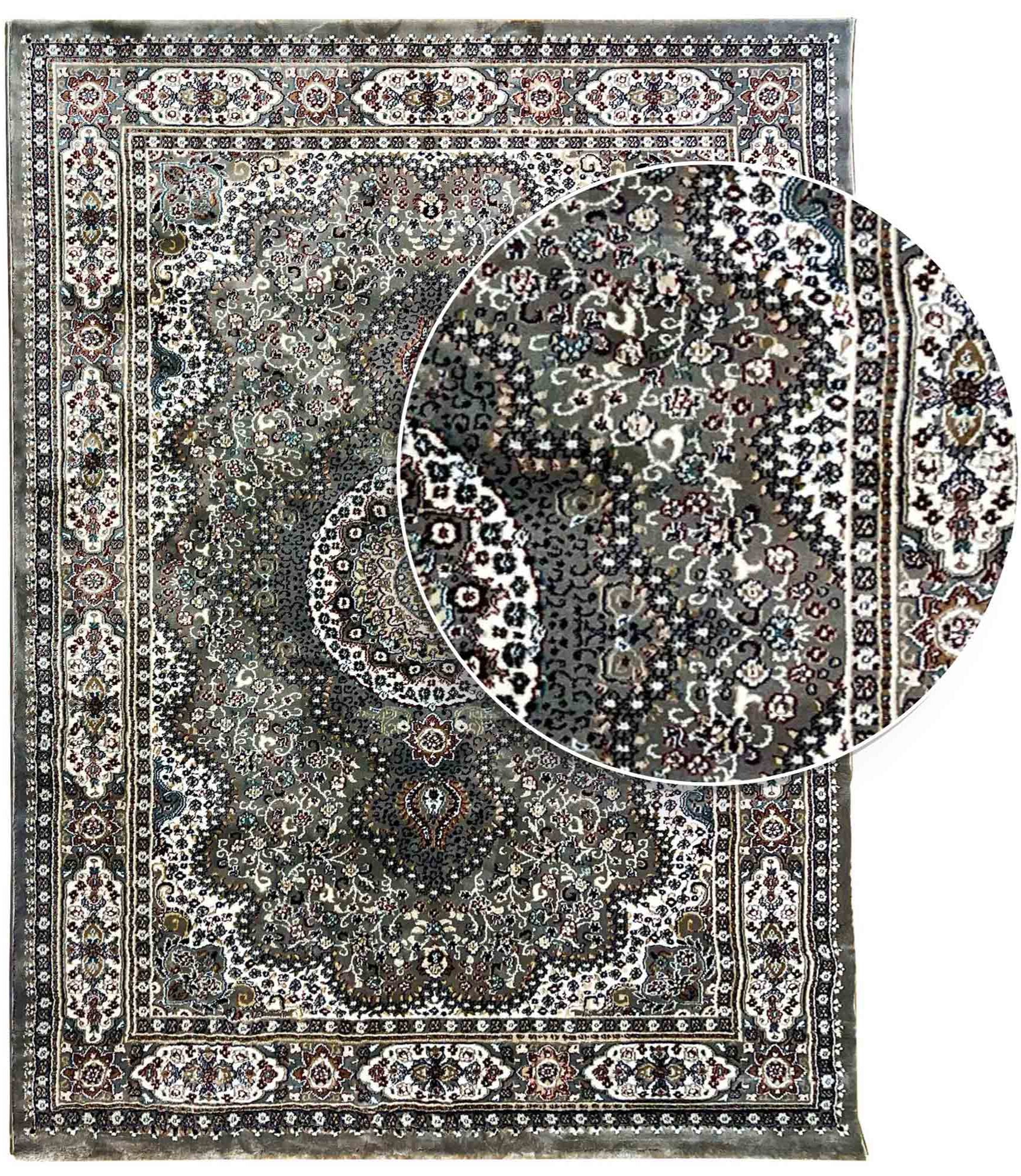 שטיח פלורה 560 אפור | FLORA