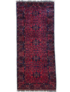 שטיח ראנר אפגני ארסרי 912 אדום 294*85 | AFGHAN