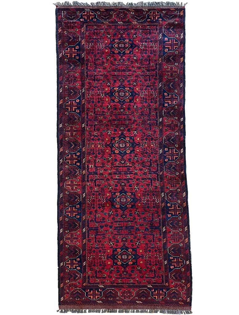 שטיח ראנר אפגני ארסרי 912 אדום 294*85 | AFGHAN