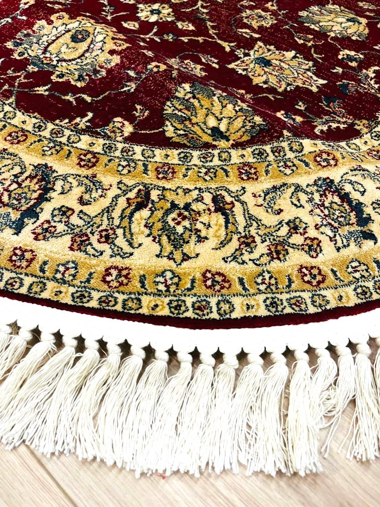 Classic Oval Carpet Red 604