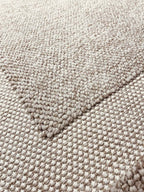 Looped rug frame 341 beige | COZY