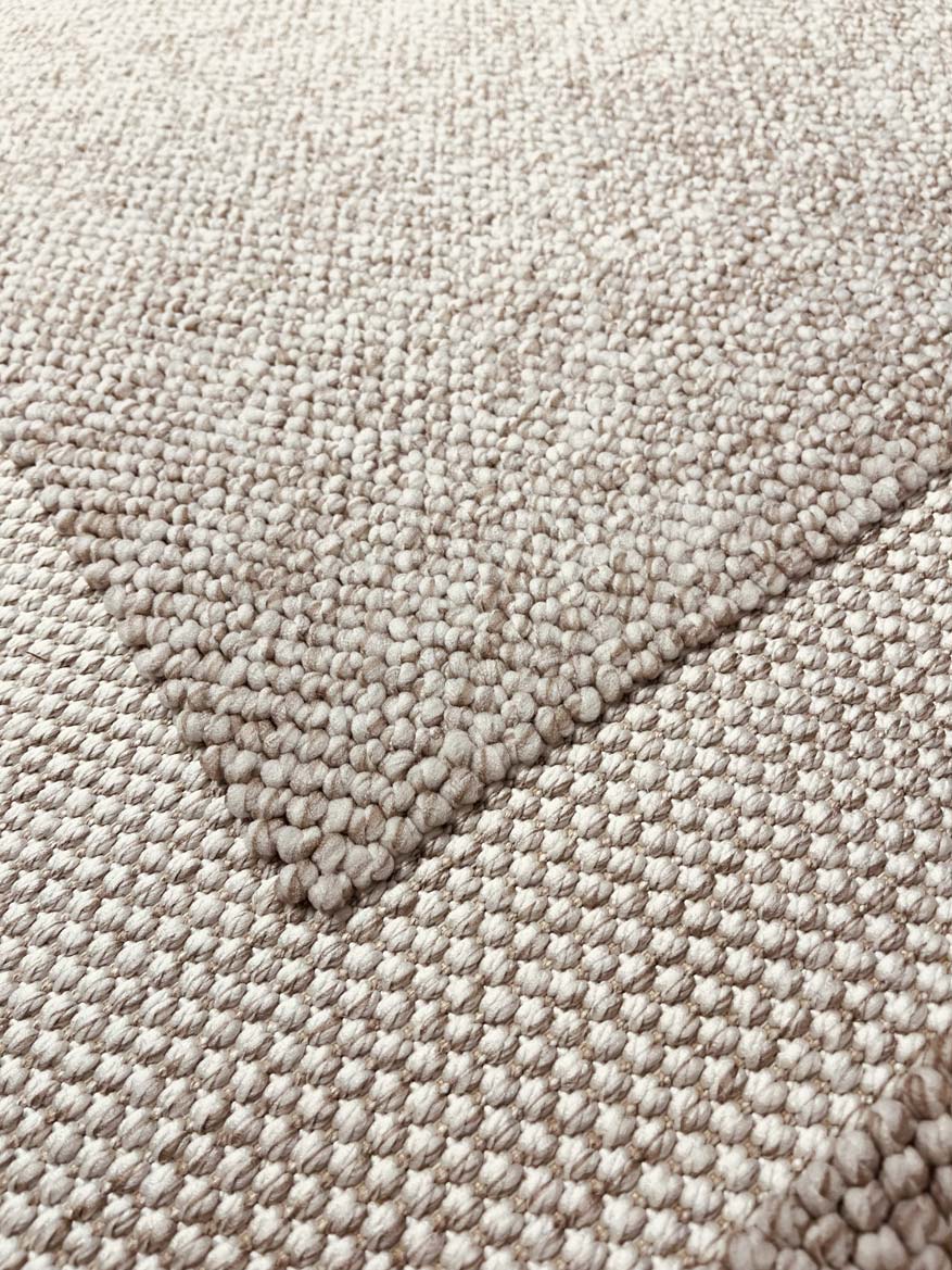 Looped rug frame 341 beige | COZY