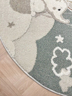 Children's Round Carpet Balloon Blooming 30 03 Colorful | KIDS