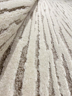 Loren Carpet 28 Cream/Brown | LOREN