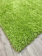 Green shaggy rug 465 | SHAGGY