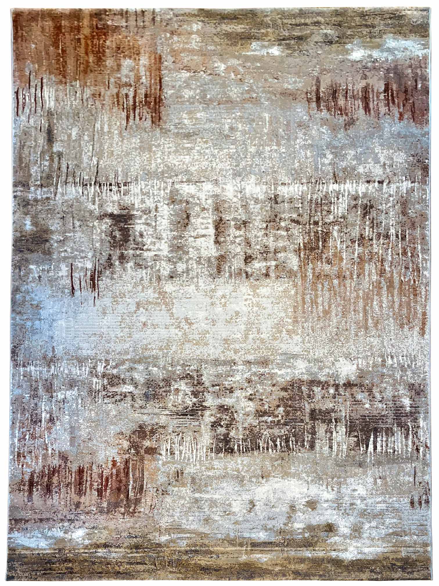 Brussels carpet beige/red 865 | BRUSSEL