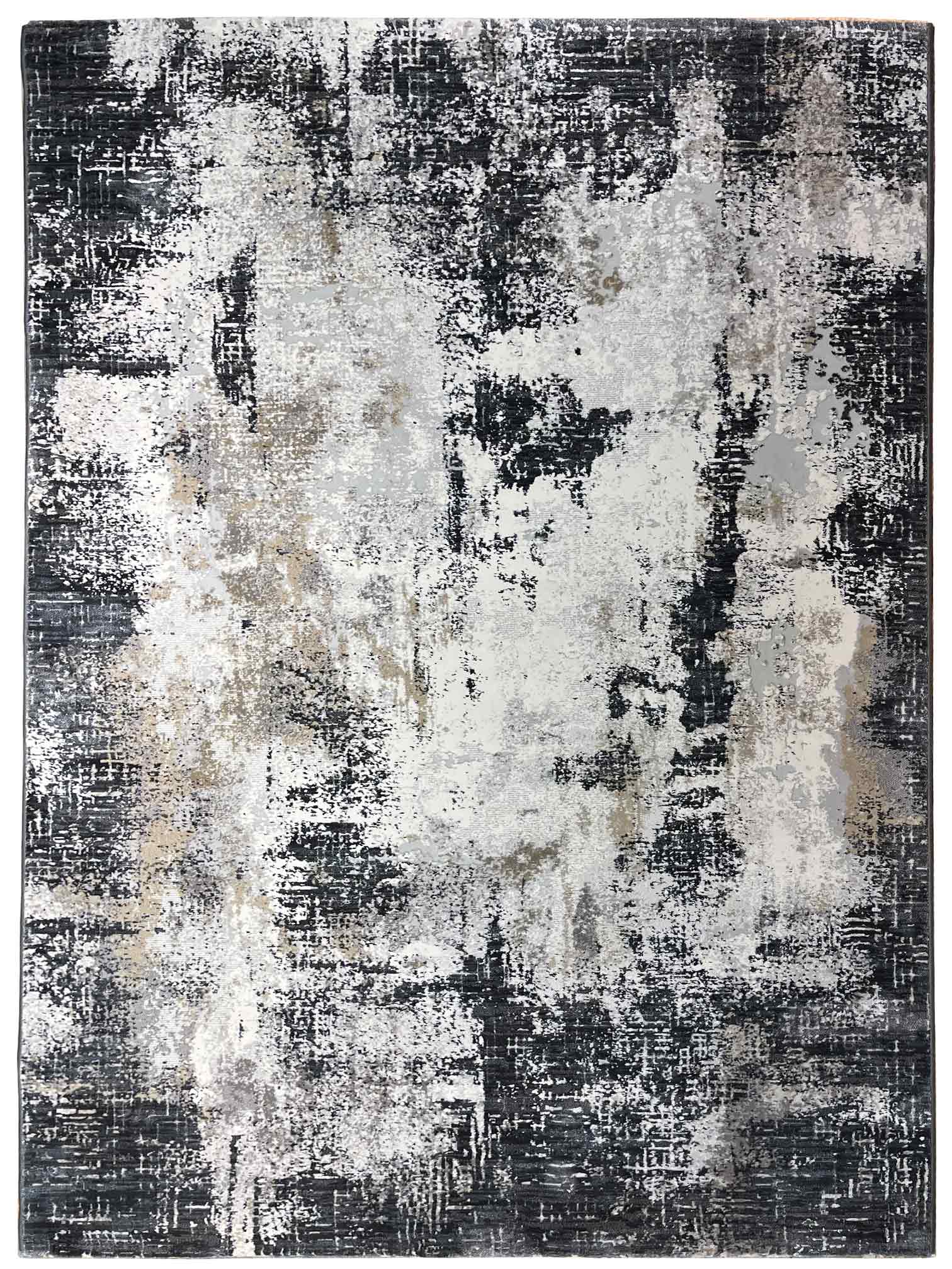 Brussels carpet beige/black 857 | BRUSSEL