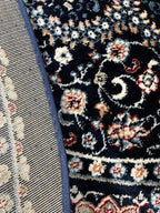 שטיח פלורה עגול 237 כחול כהה | FLORA