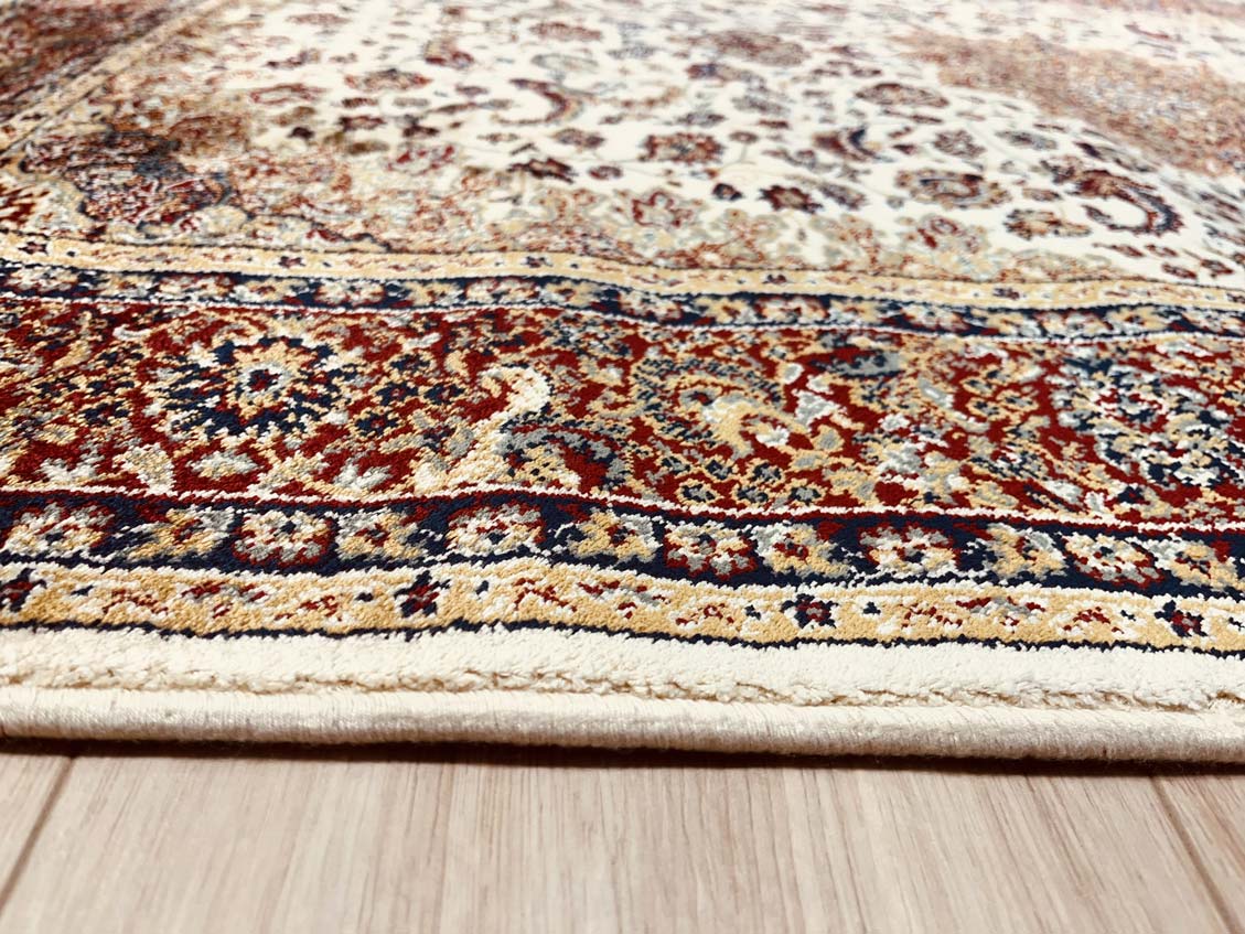 שטיח סילקי קאשן 617 בז' אדום