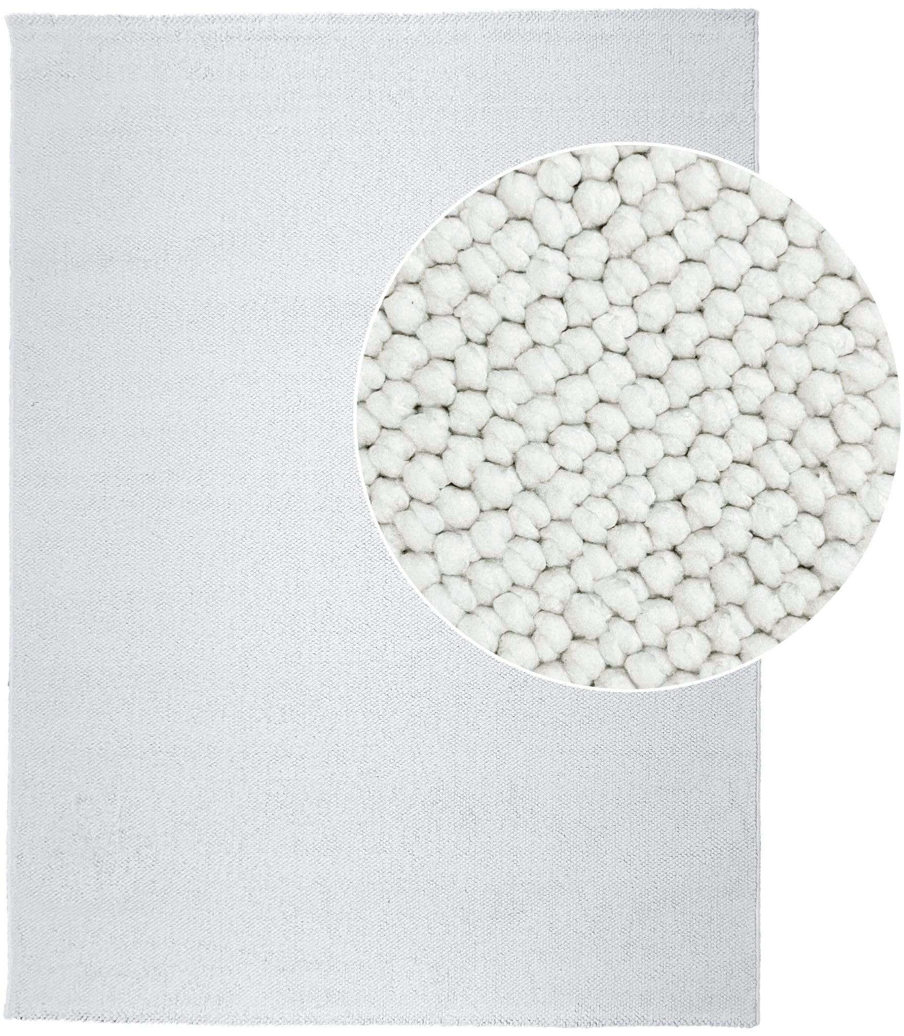 Looped carpet 289 white | CREATION