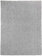 Natural loop pile rug 309 white/dark grey | CREATION