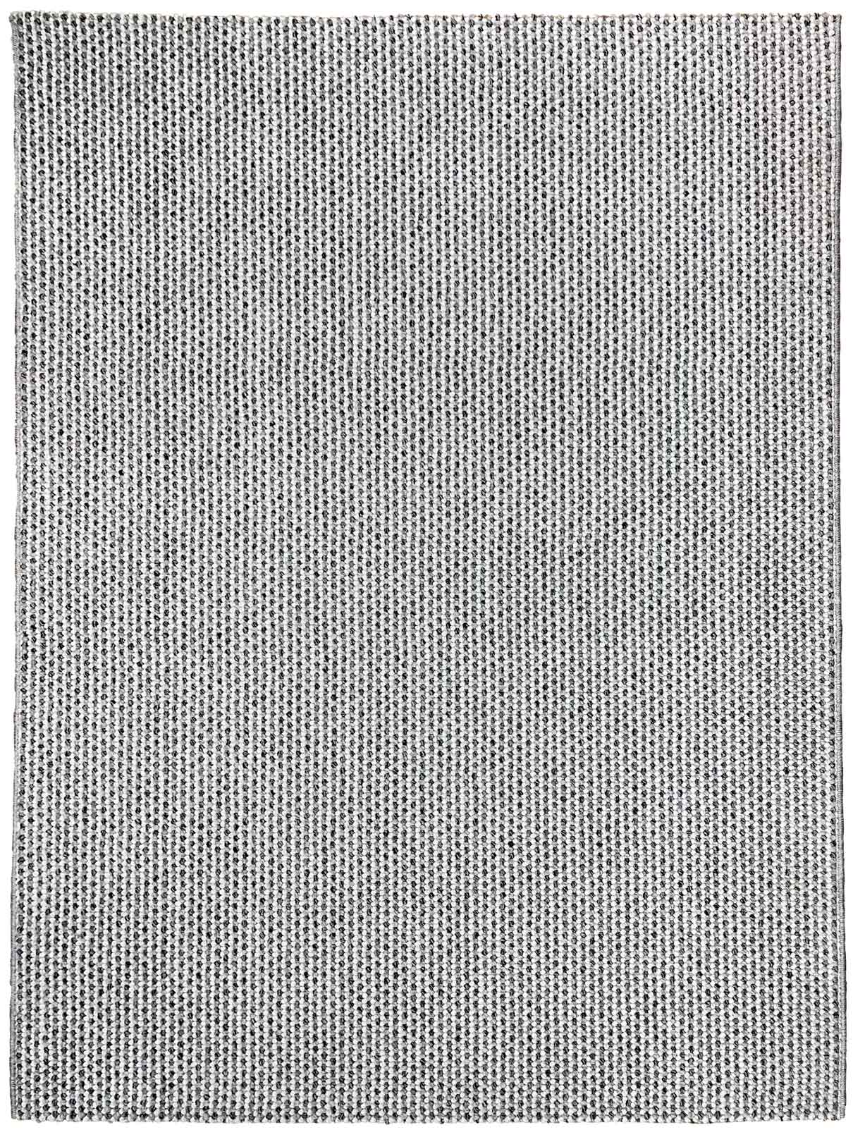 שטיח לולאות טבעי 309 לבן/אפור כהה | CREATION