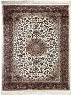 שטיח סילקי קאשן 617 בז' אדום