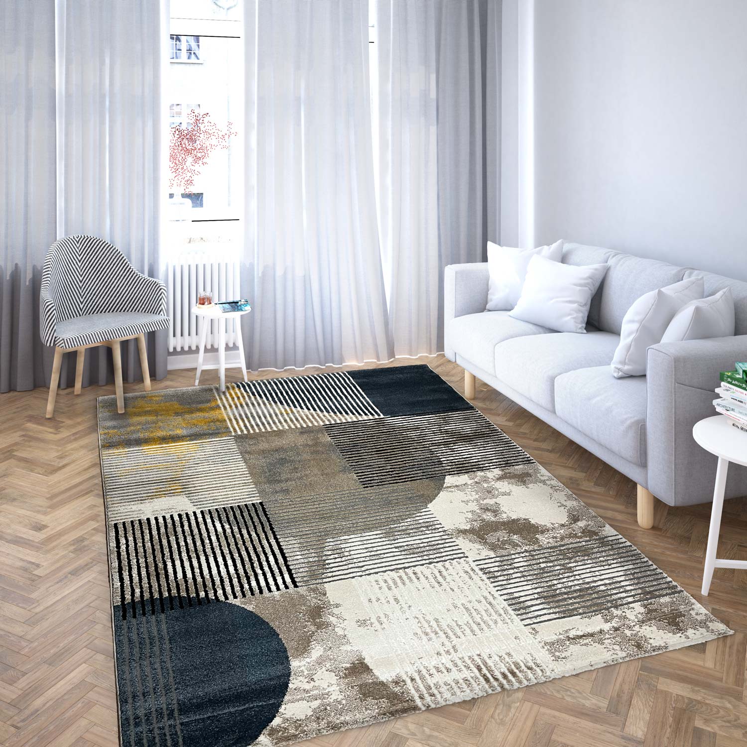 שטיח צ׳ארלי גאומטרי 154