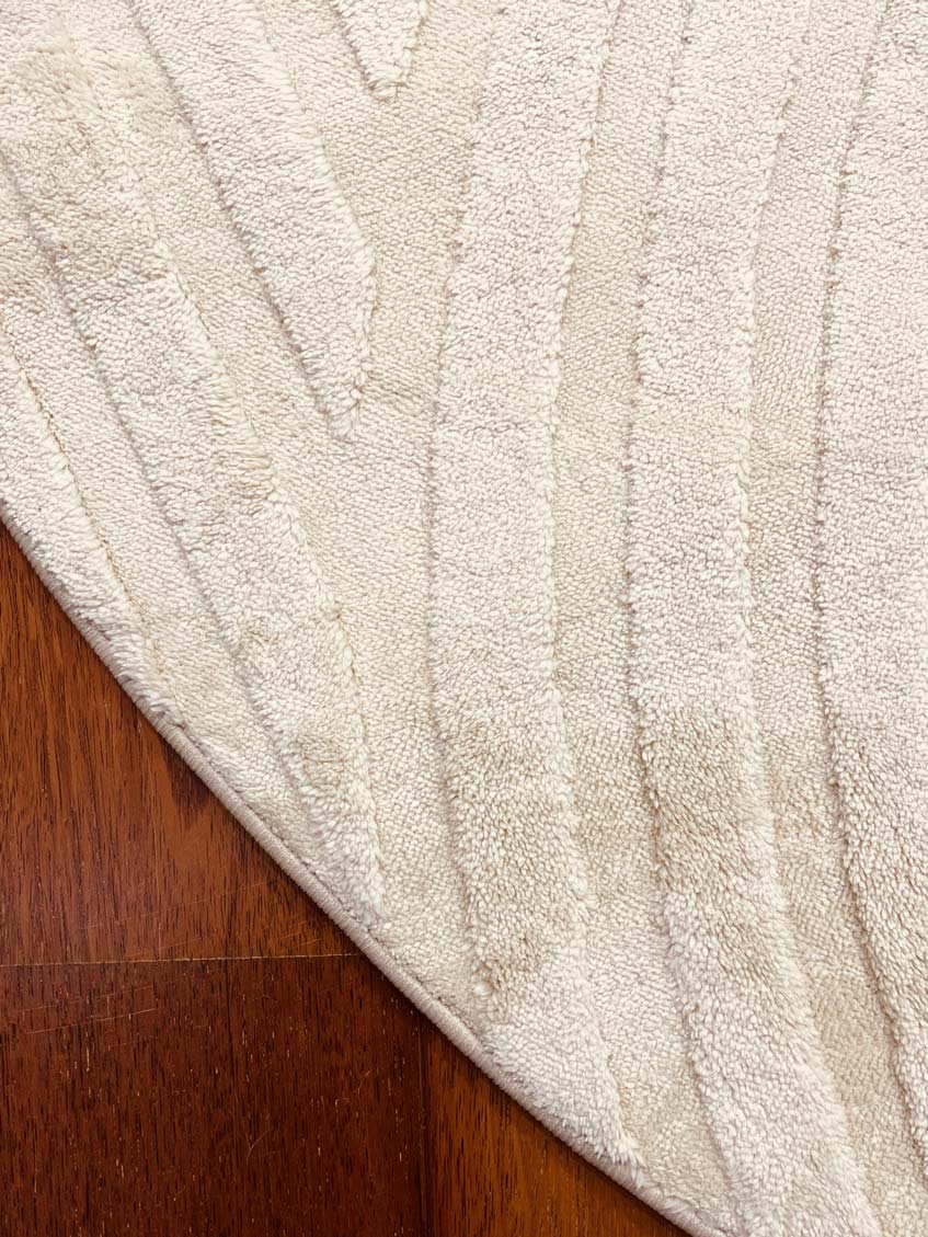 Round Alfi Rug 471 Beige | ALFI