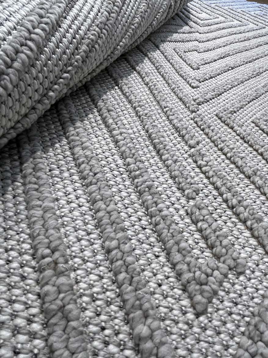 שטיח לולאות לופס 340 אפור | LOOPS