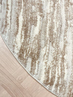Nordic round rug Serena 317 beige | SERENA