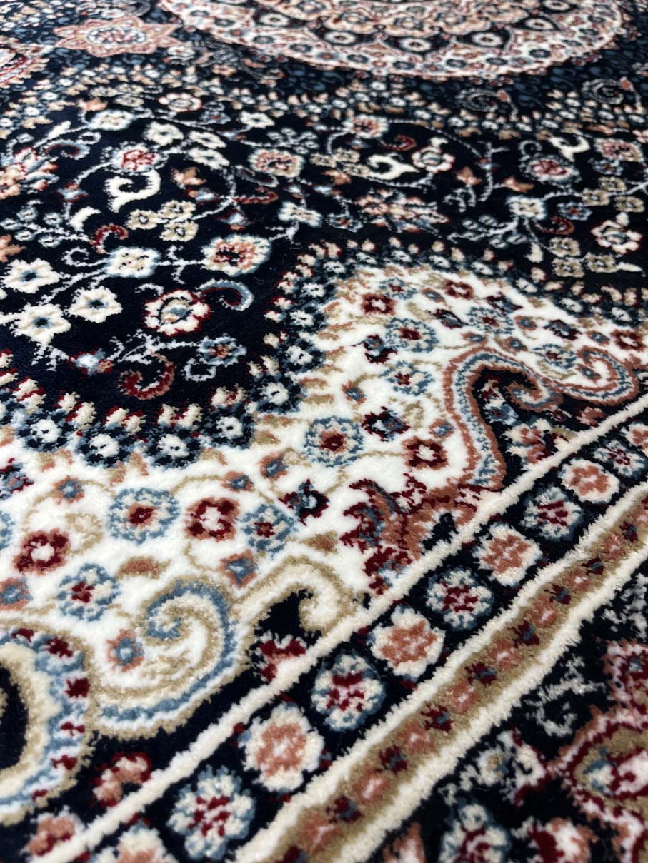 שטיח פלורה 620 כחול כהה | FLORA