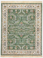 Vintage Silk Carpet 639 05 Green | SILK