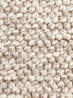 Natural light beige loop pile carpet 315 CREATION