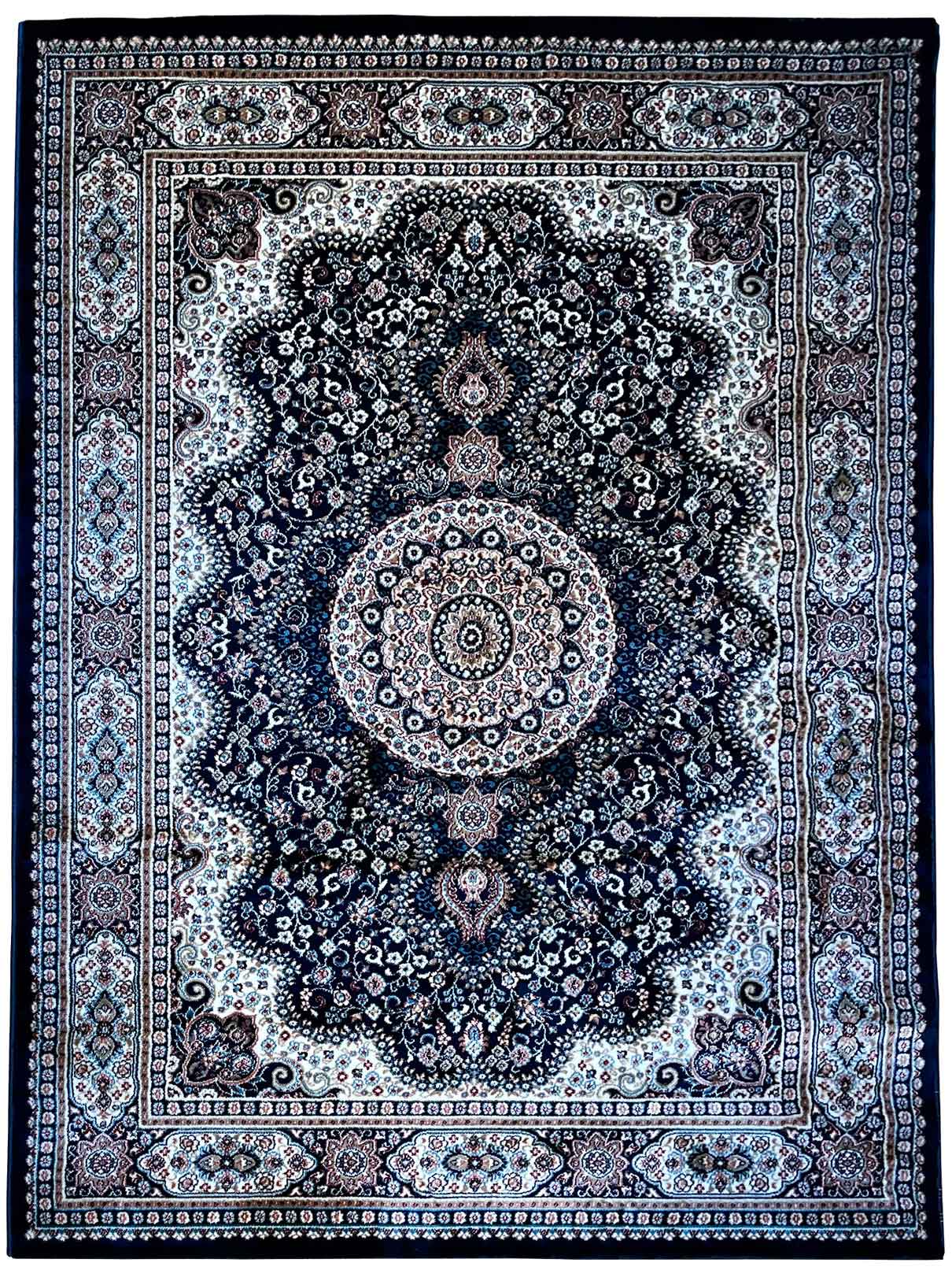 שטיח פלורה 620 כחול כהה | FLORA