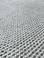 Natural loop pile rug 309 white/dark grey | CREATION