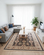 Vintage Silk Carpet 639 01 Dark Blue | SILK