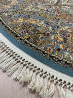 Tehran Round Carpet 631 Light Blue | TEHRAN