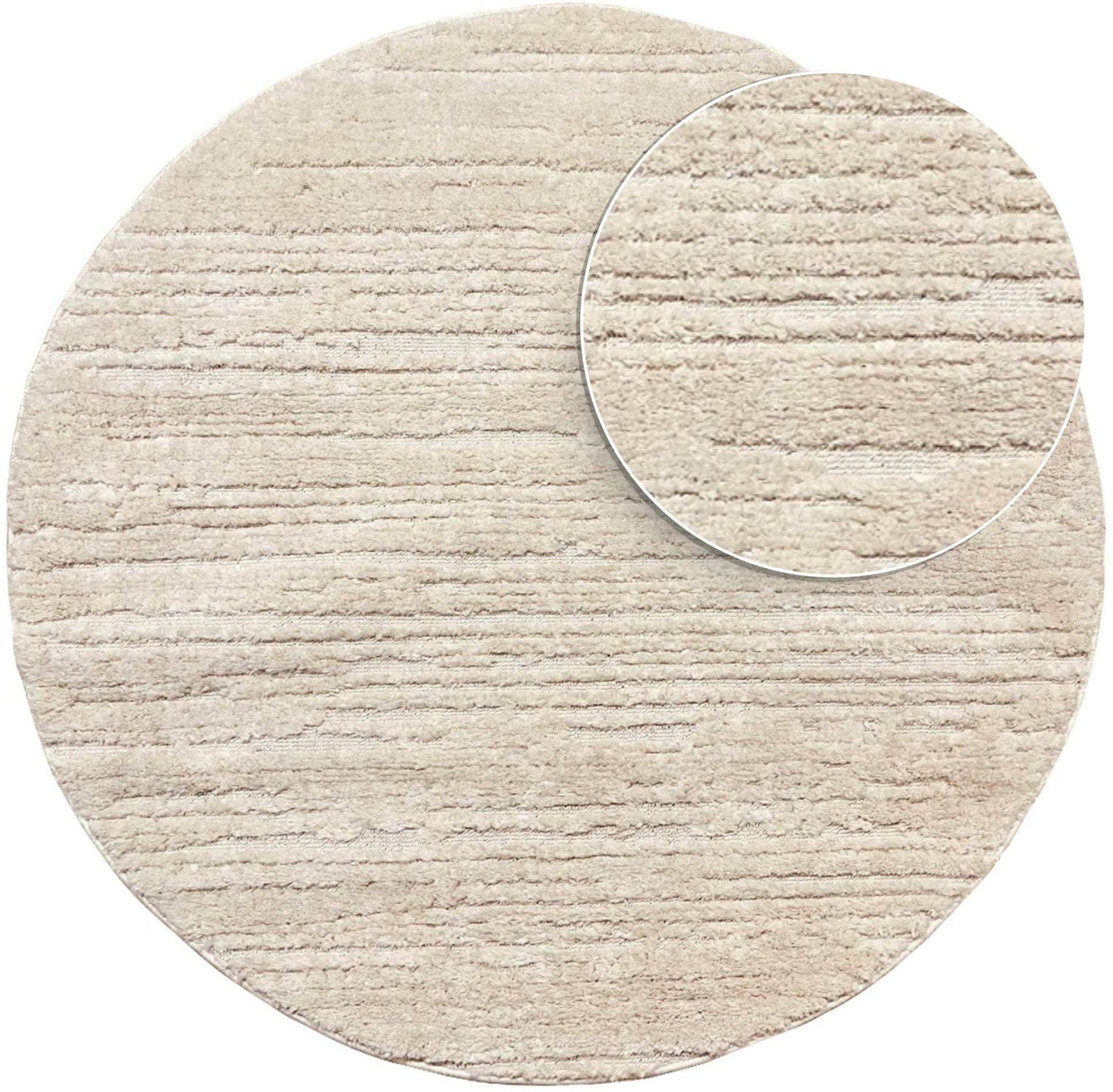 Soft Round Carpet 221 Cream | SOFT
