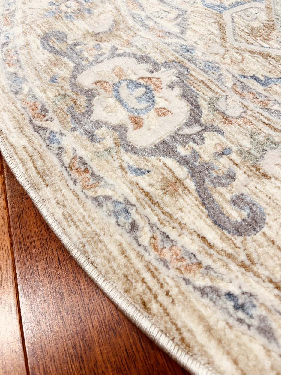 שטיח וינטג' מדלן עגול 401 צבעוני | MADELEINE