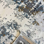 Abstract gray/colorful carpet 118