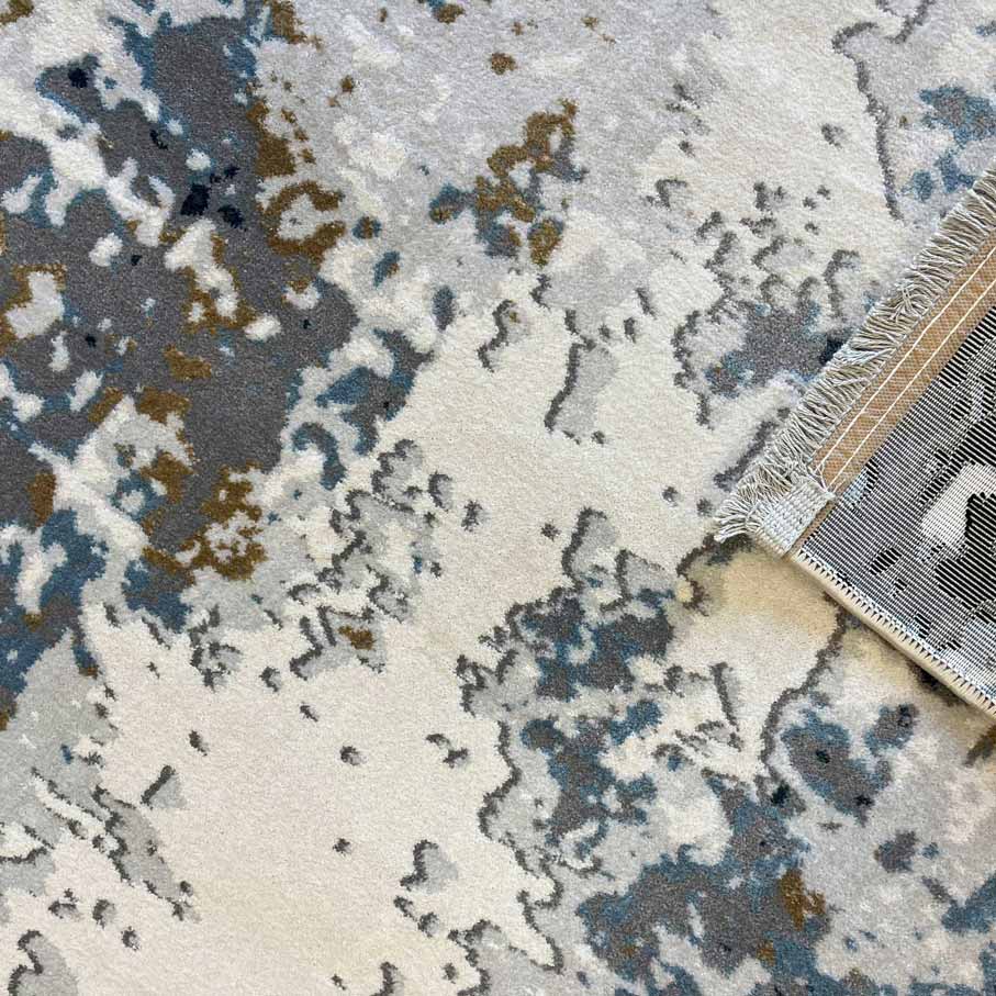 Abstract gray/colorful carpet 118