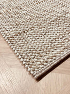 NATURAL loop pile carpet, natural beige/white 284