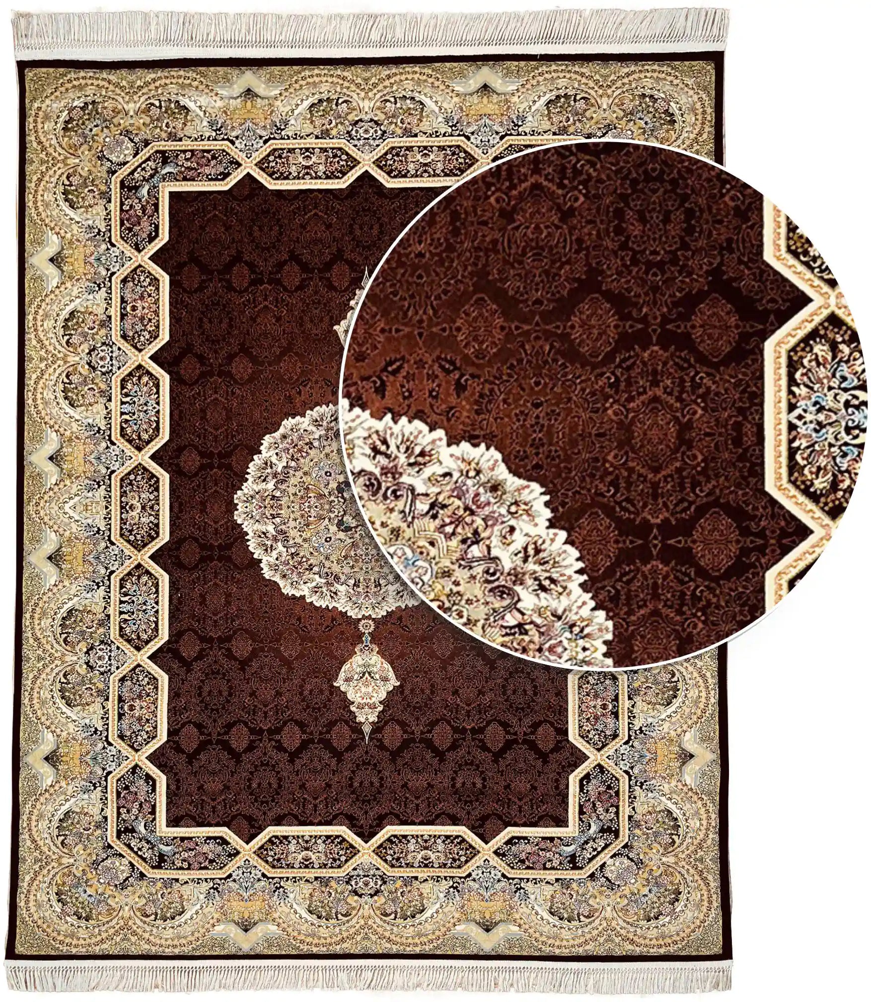 שטיח טהרן 629 בז'/אדום | TEHRAN