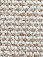 Natural loop pile carpet beige-bleached/white 282 CREATION