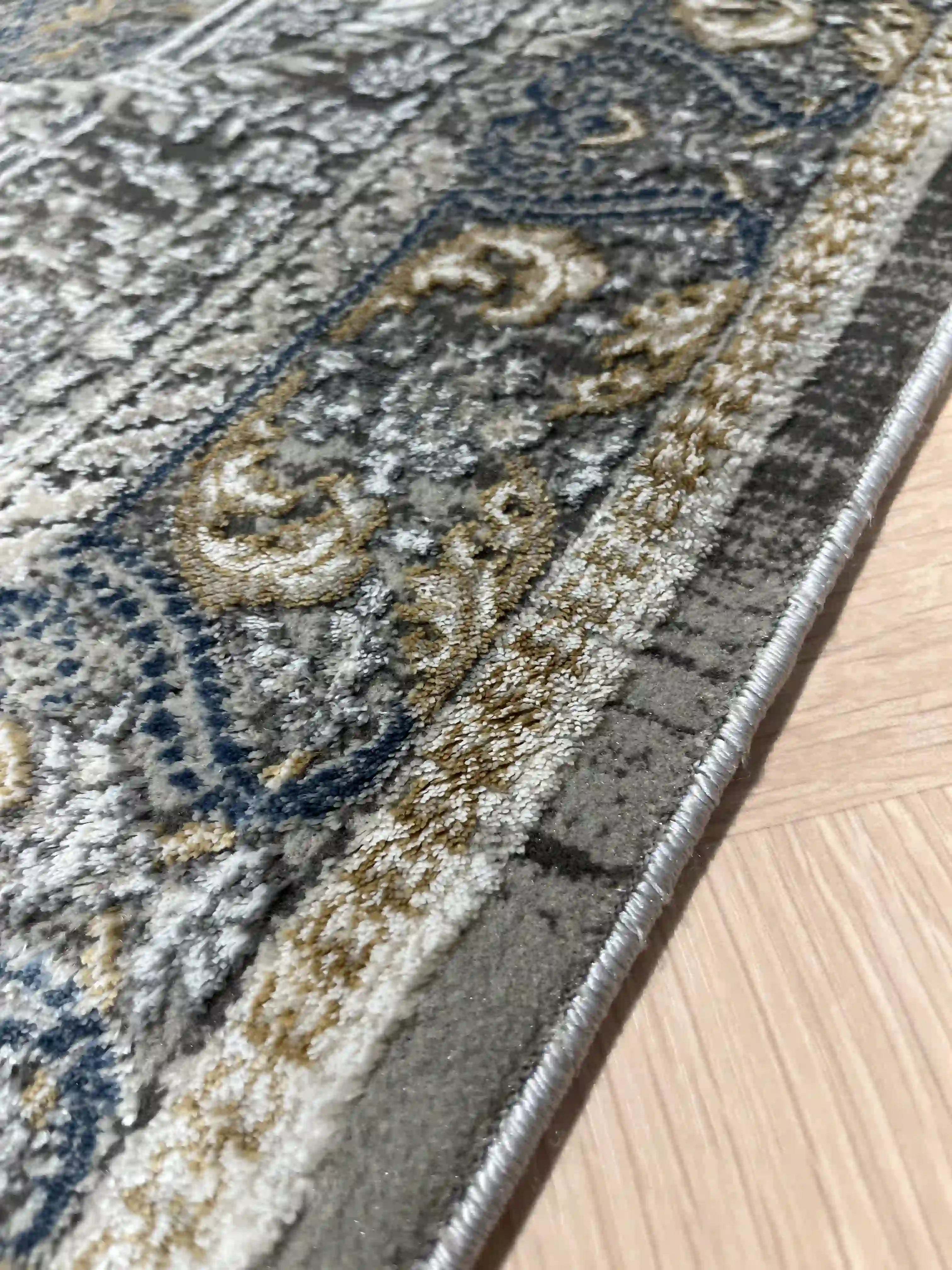 Boutique Carpet 416 01 Grey/Gold/Blue | BOUTIQUE