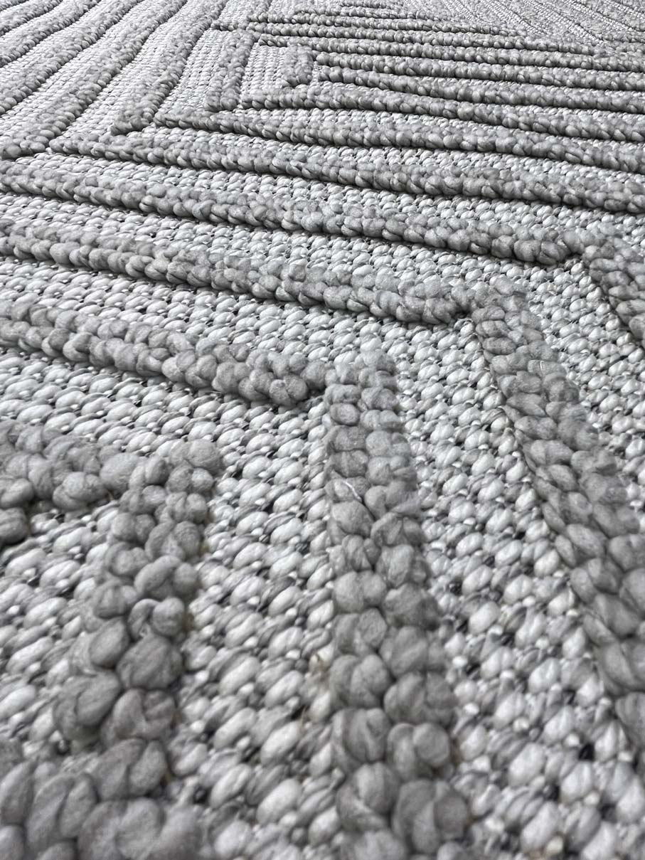 שטיח לולאות לופס 340 אפור | LOOPS