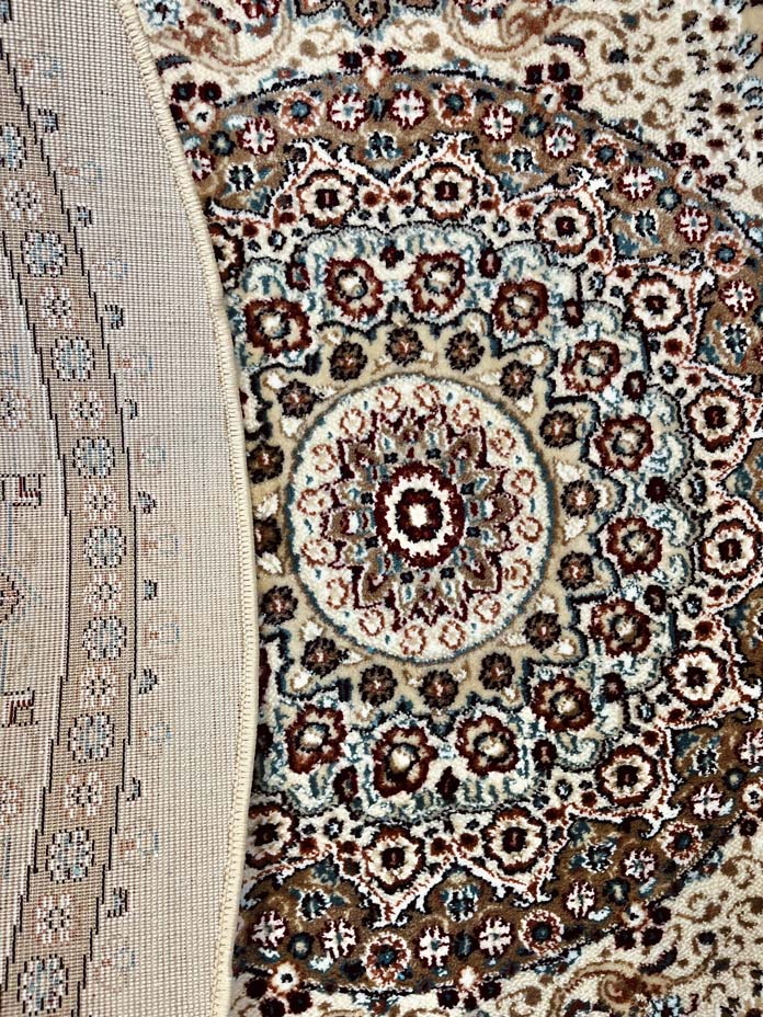 שטיח פלורה עגול 234 בז' | FLORA