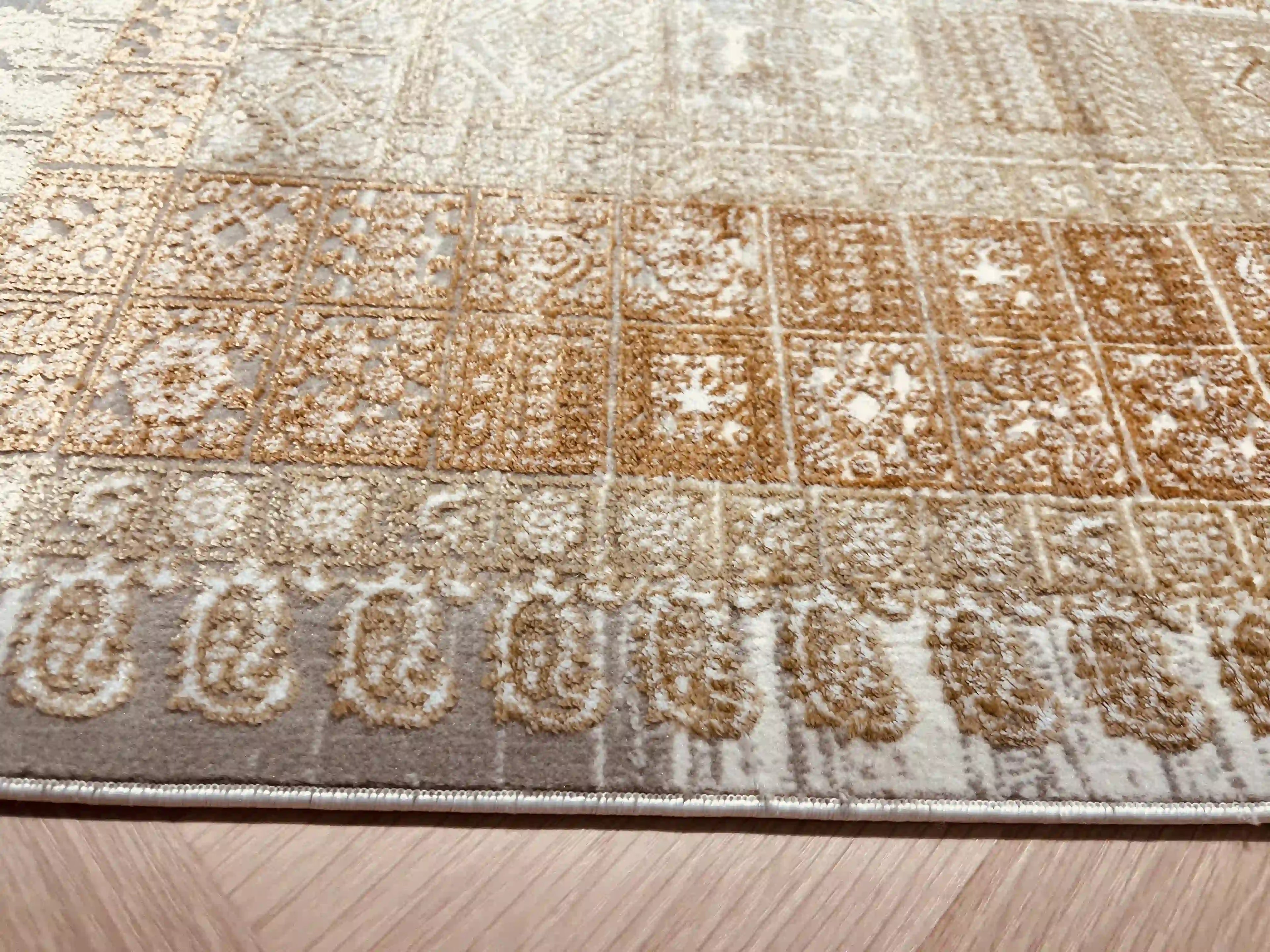 Boutique Rug 416 Orange/Beige | BOUTIQUE